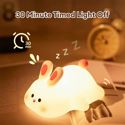 Cute LED Night Light Touch Sensor Rabbit