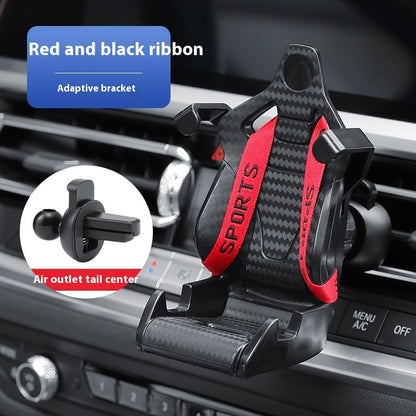 Racing Seat Car Phone Holder- 360° Rotatable Air Vent Clip