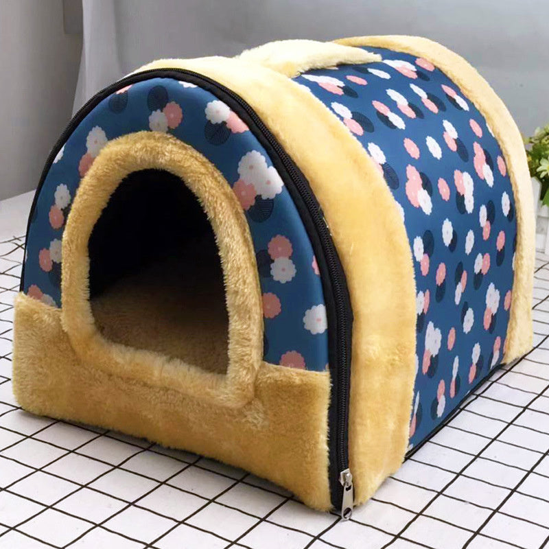 Warm & Comfy Self-Heating Pet Kennel for pets