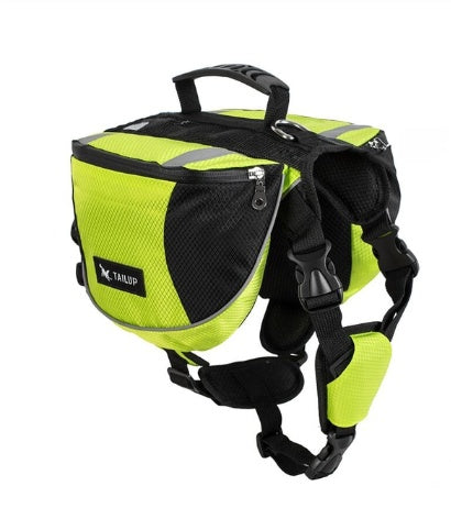 Outdoor Pet Harness with Integrated Backpack