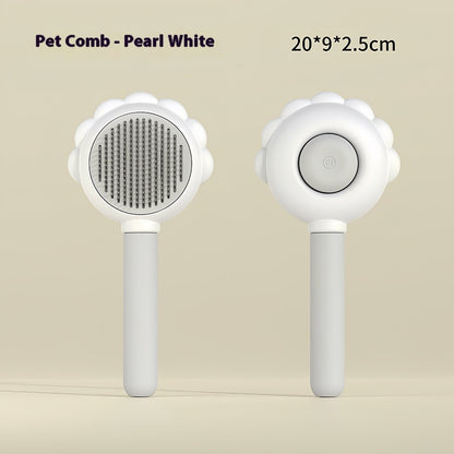 2-in-1 Self-Cleaning Pet Brush & Comb