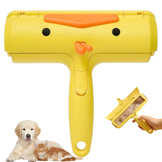 Reusable Pet Hair Remover Yellow