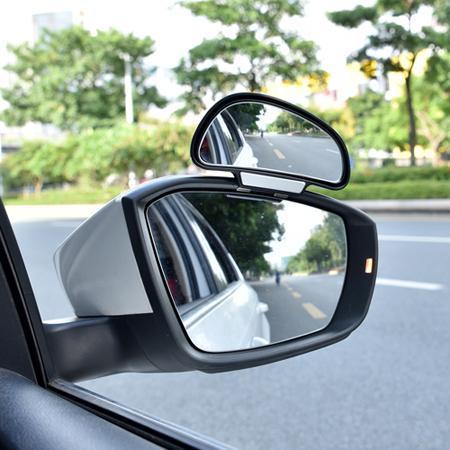 Car Blind Spot Mirror | Adjustable 360-degree Lens for Safety Driving