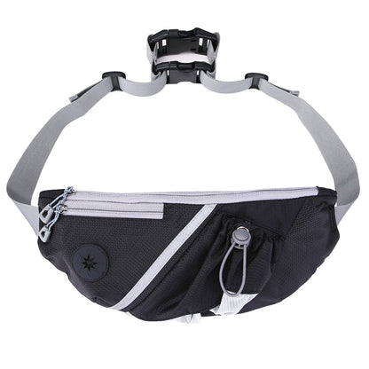 Double Buckle Waist Bag for Pet Owners