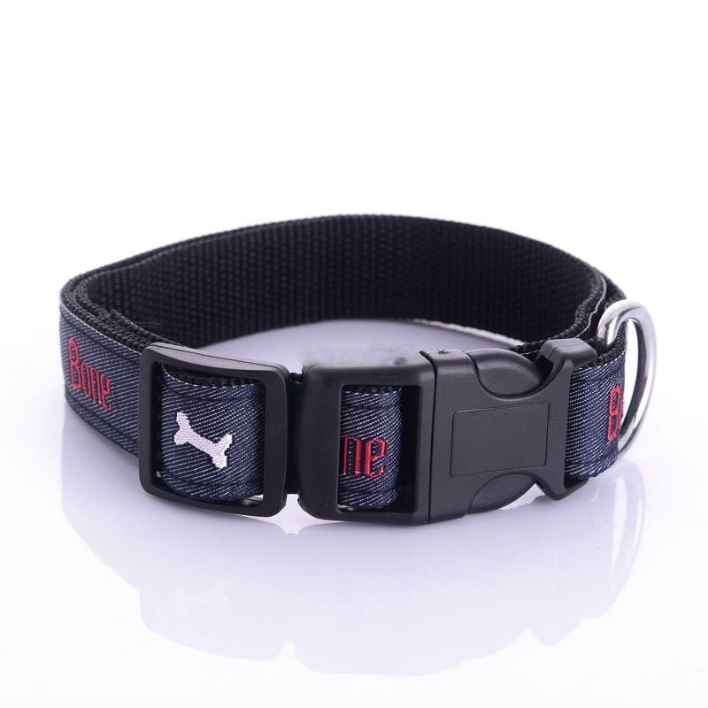 Premium Leather Pet Collar - Sizes S to XL