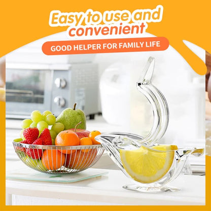 Portable Transparent Manual Lemon Juicer