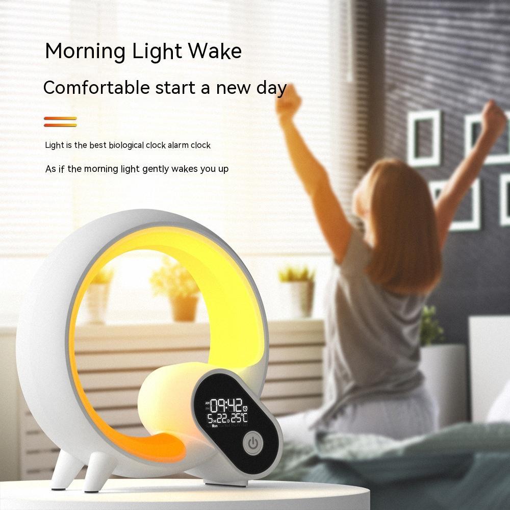 Q Light - Sunrise Clock, Bluetooth Speaker & Mood Lamp