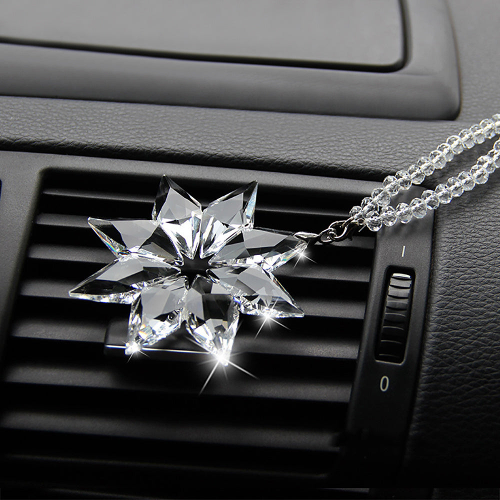 Snowflake Pendant Car Rearview Mirror Decoration Gift Pack