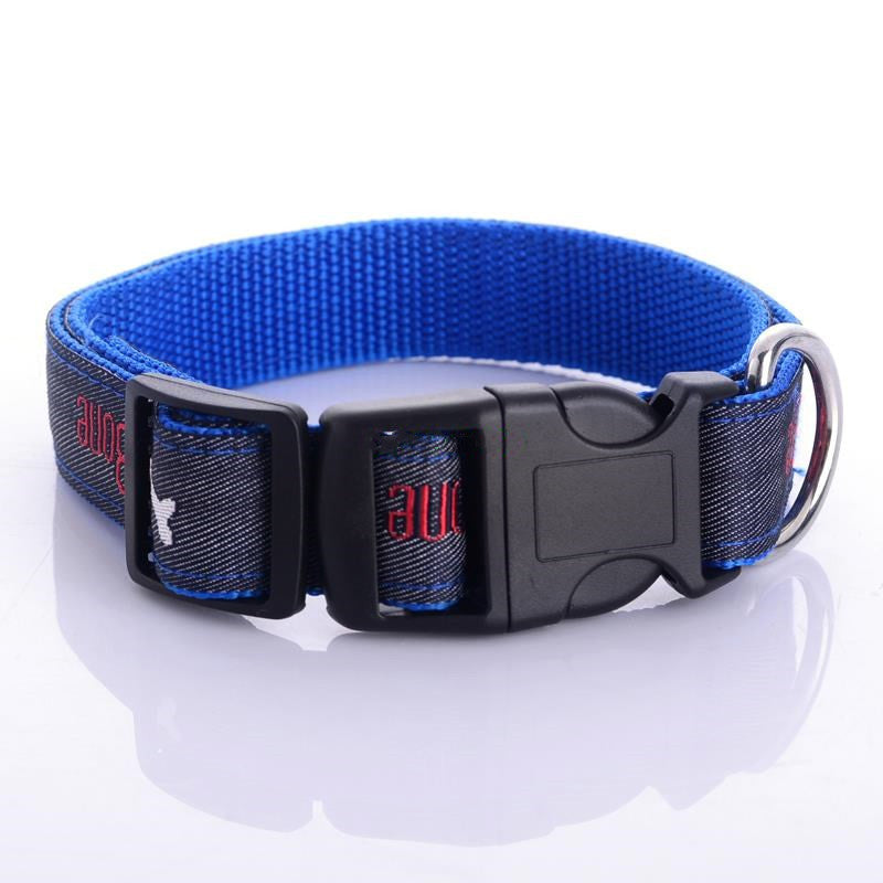 Premium Leather Pet Collar - Sizes S to XL