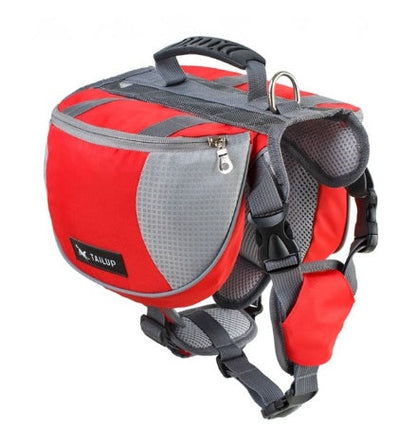 Outdoor Pet Harness with Integrated Backpack