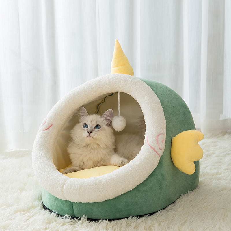 High-Quality Reversible Pet Kennel with Washable Cushion