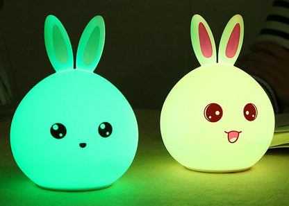 Cute Colorful Silicone Lamp - USB Night Light for Kids