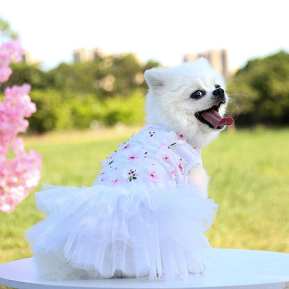 Princess Style Cotton Pet Skirt