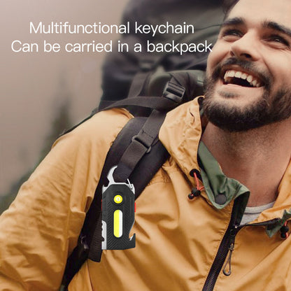 Emergency Multifunctional Handheld Light with Mountaineering Buckle