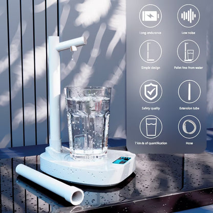 Rechargeable Automatic Water Bottle Dispenser With Stand