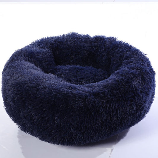 Soft Vegan Fur Calming Bed for Pets - Luxury Design, Various Sizes & Colors