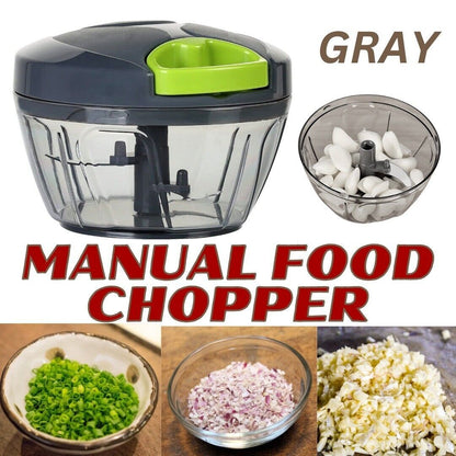 Manual Food Chopper Vegetable Cutter