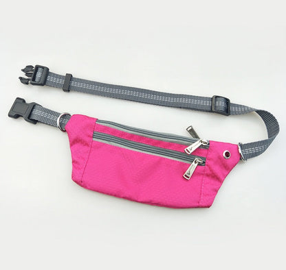 Hands Free Dog Running Leash with Waist Belt Pack