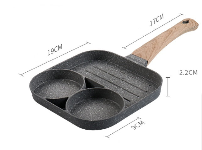 Four Hole Omelette Non-stick Pan