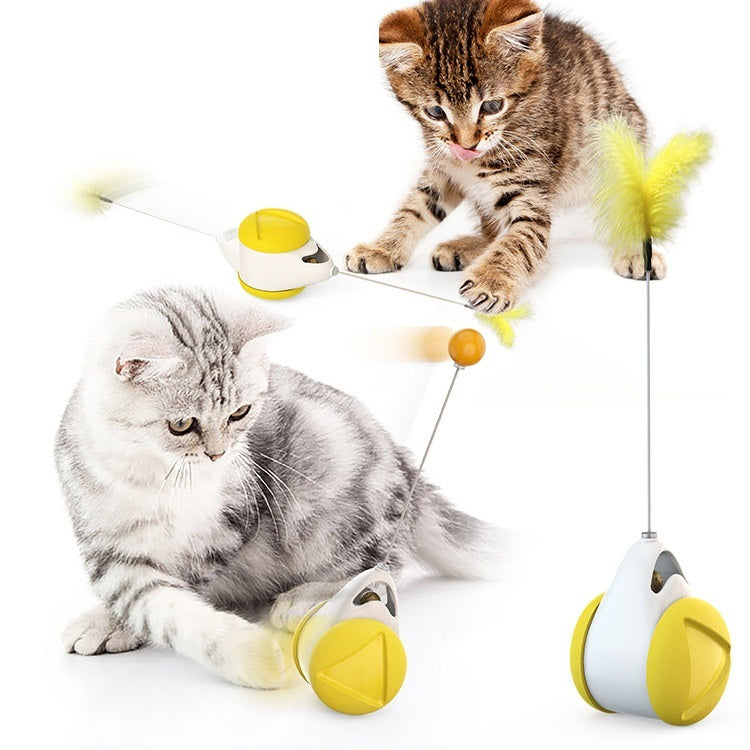 Interactive Moving Cat Toy - Plastic Material