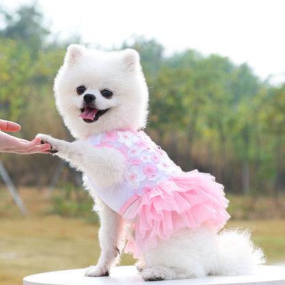 Princess Style Cotton Pet Skirt