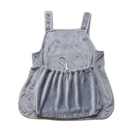 Arctic Velvet Grey Bomao Apron for Pets