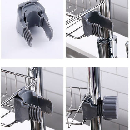 Stainless Steel Faucet Clip-On Sponge Holder