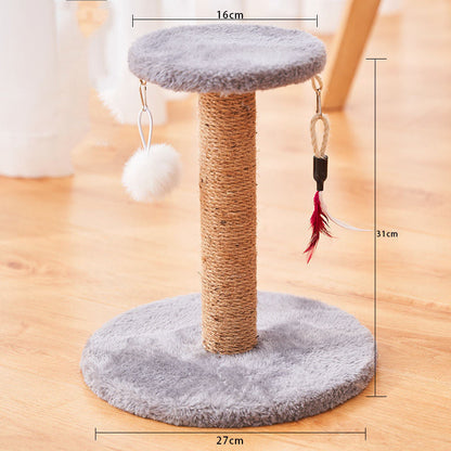 Vertical Sisal Cat Scratcher - Durable, Non-dandruff, Anti-scratch