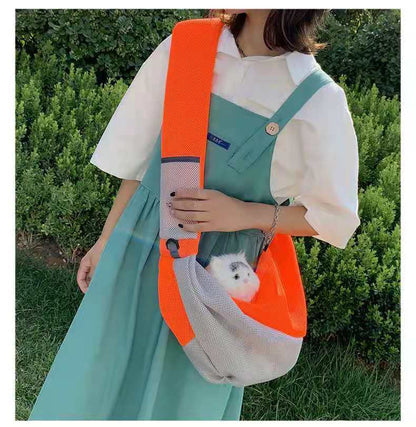 Adjustable Pet Backpack for Single or Double Shoulder Use