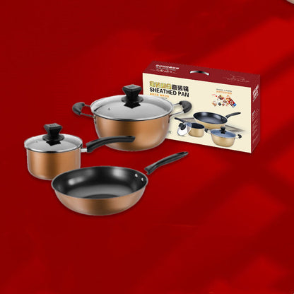 Luxury Non-Stick Cast Iron Cookware Set