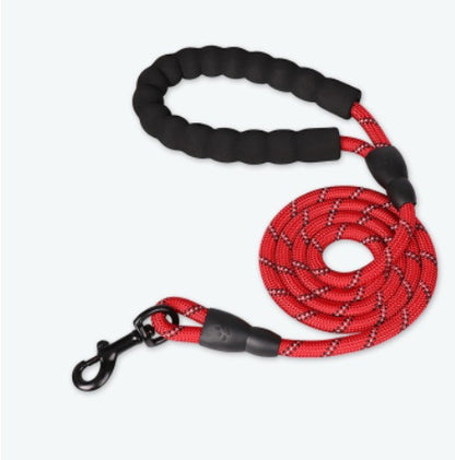 Reflective Dog Leash Red