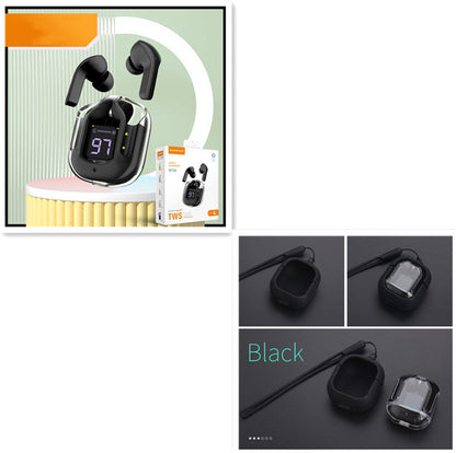 LED Power Digital Display Bluetooth Earphones