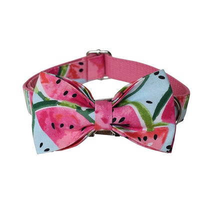 Handmade Flower Dog Collar & Leash Set - Eco-friendly & Customizable