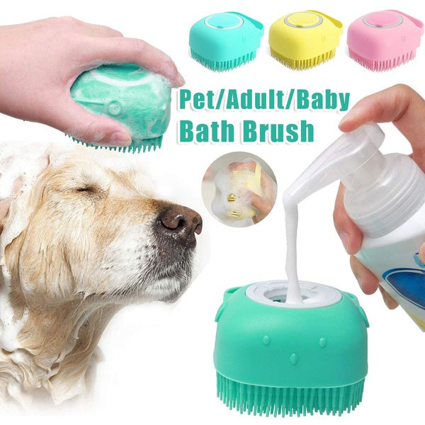 Silicone Dog Bath Massage Glove