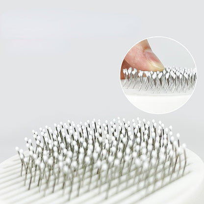 Stainless steel bristles with round beads