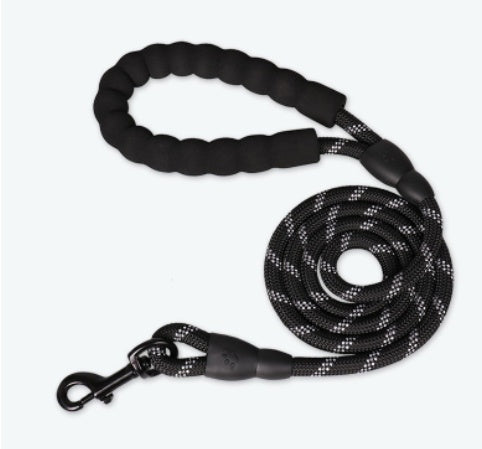 Reflective Dog Leash Black