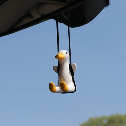 Cute Duck Design Hanging Ornament for Car or Room Decoration