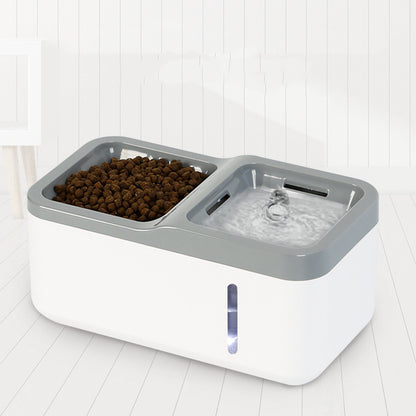 Programmable feeder and water bowl for pets