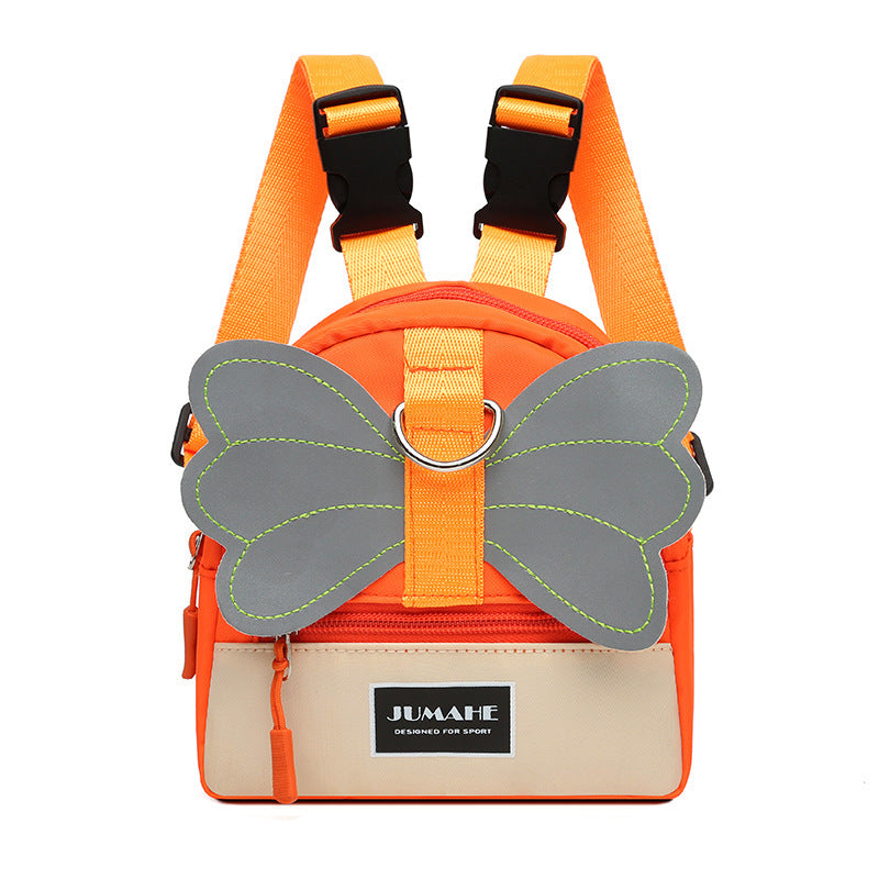 Canvas Pet Backpack in Green, Orange, and Beige | Casual and Simple Style