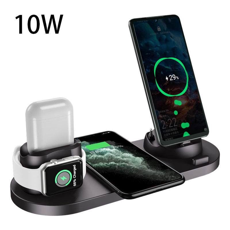 6-in-1 Wireless Fast Charging Dock for iPhone and Watch