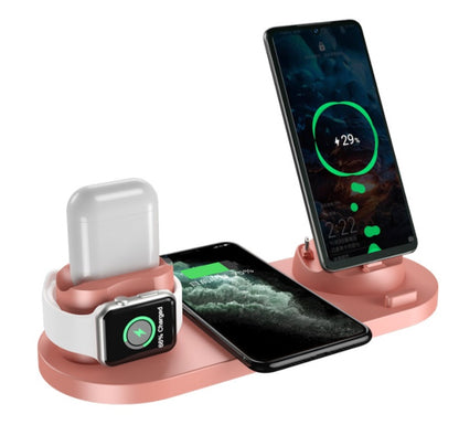 6-in-1 Wireless Fast Charging Dock for iPhone and Watch