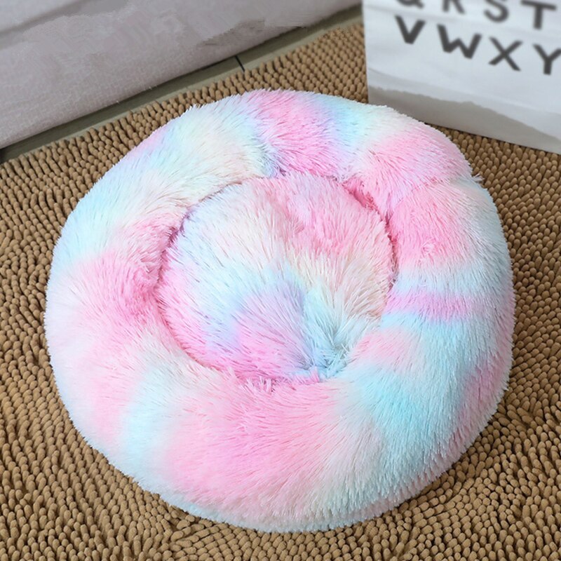 Round pet bed