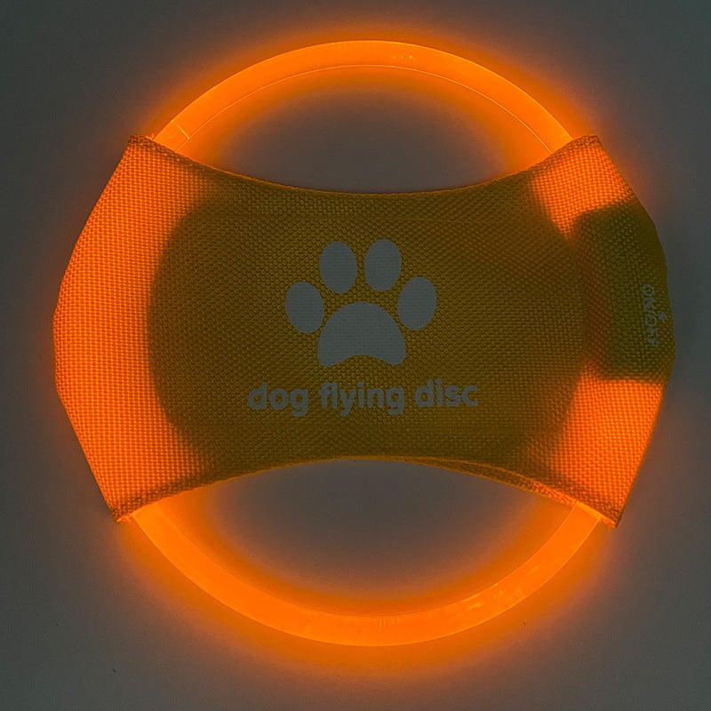 LED Glowing Dog Flying Discs