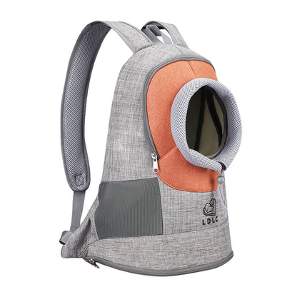 Breathable Shoulder Pet Bag: Portable Dog & Cat Backpack