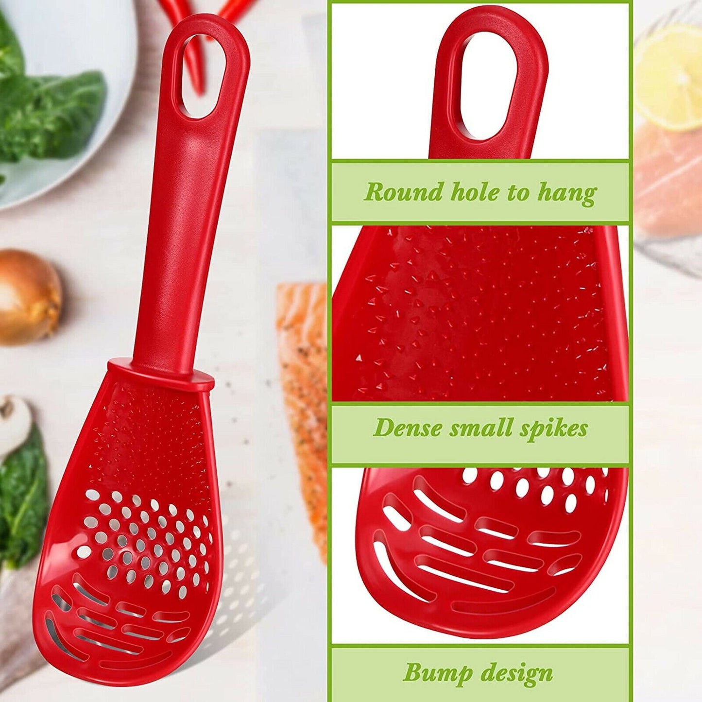 High Quality Multifunctional Cooking Spoon for Easy Food Prep