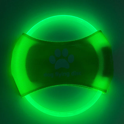 LED Glowing Dog Flying Discs