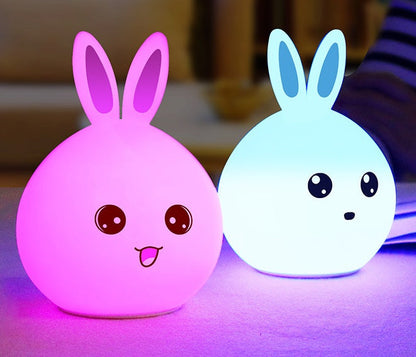 Cute Colorful Silicone Lamp - USB Night Light for Kids