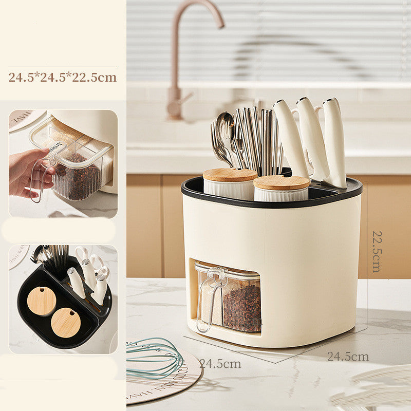 Rotating utensil holder