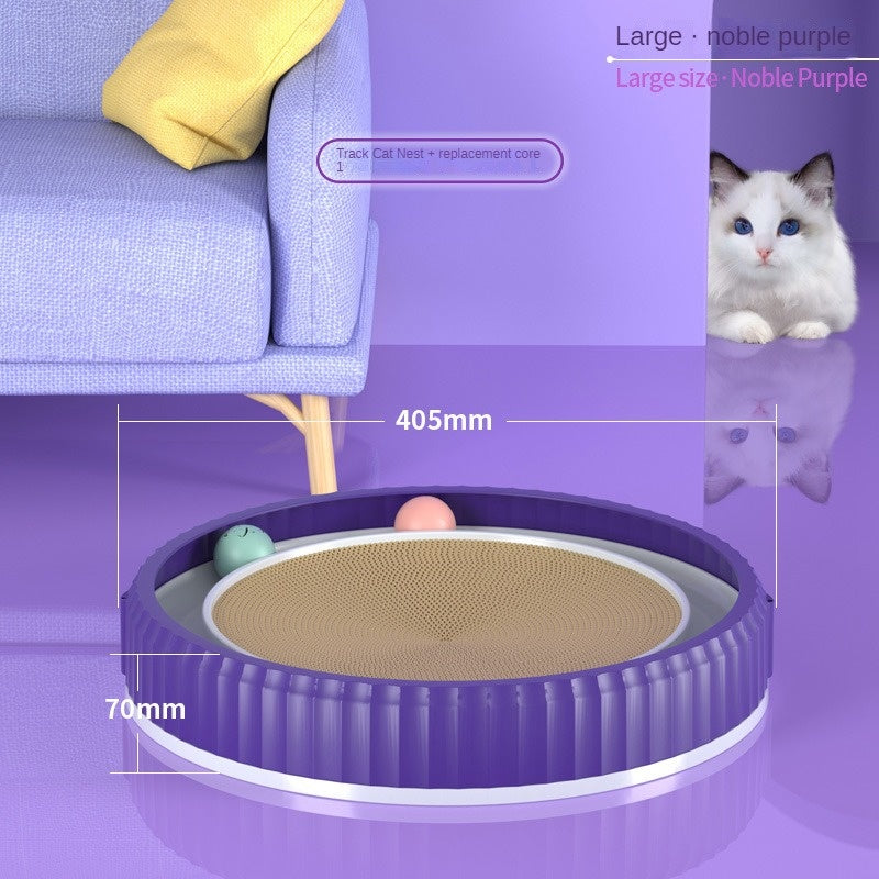 Durable Removable Cardboard Cat Scratch Pad | Protect Furniture