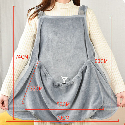 Arctic Velvet Grey Bomao Apron for Pets